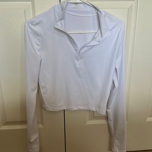 Shein cropped quarter-zip